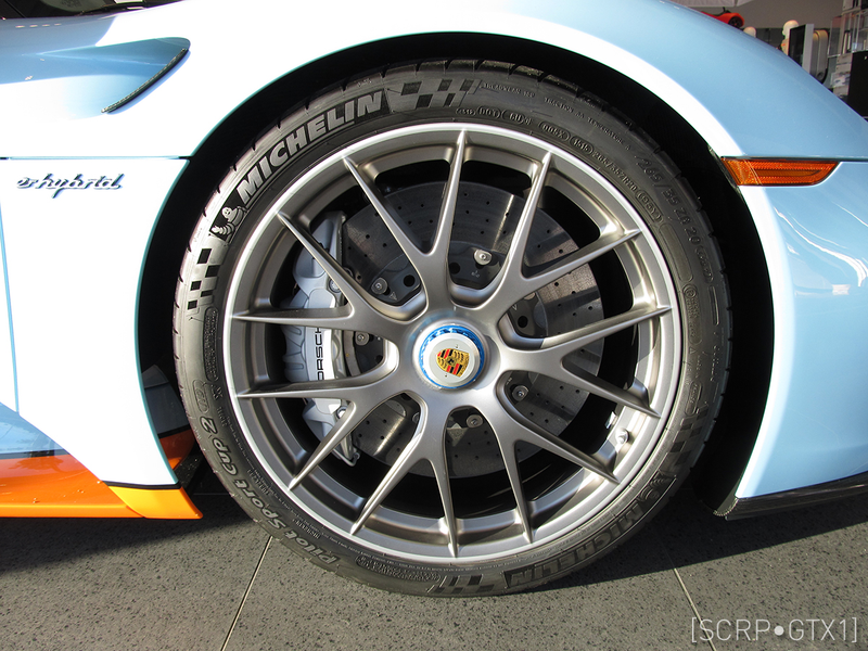 Illustration for article titled Ultra Rare Gulf Livery 918 Spyder w/ Weissach